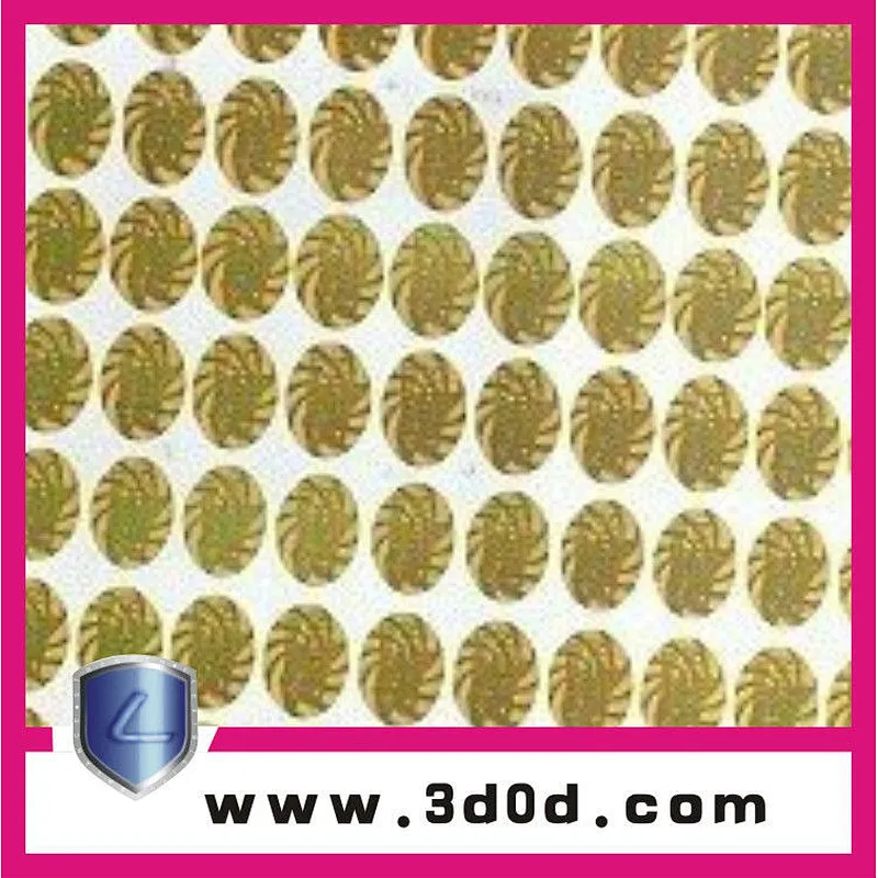 genuine security hologram sticker printing hologram sticker