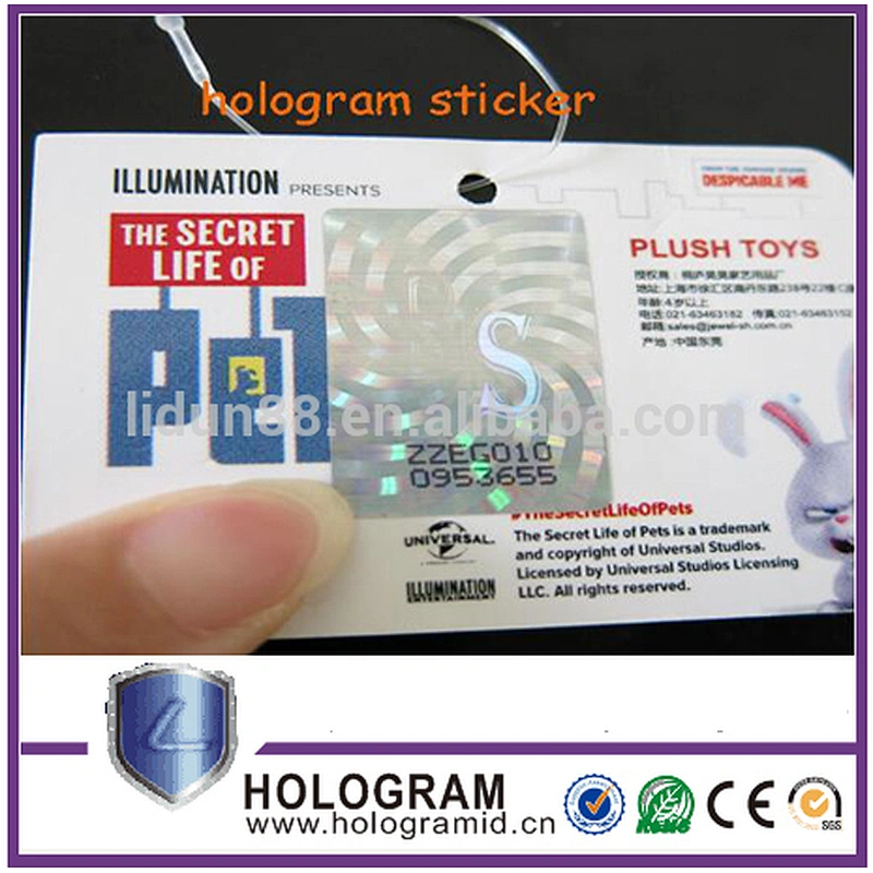 2014 China high quality anti-fake 2d hologram label maker