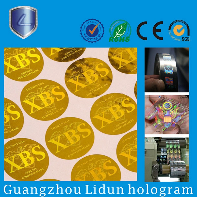 laser security hologram label