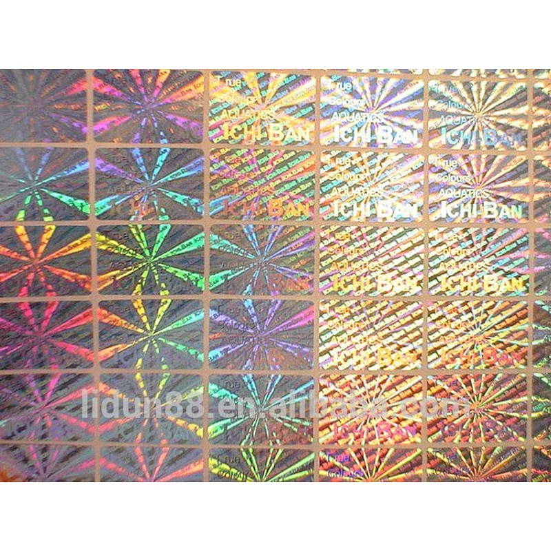 Aliababa new arrival laser label hologram printer hologram sticker/ label