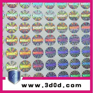 Transparent hologram of 3 d holographic stickers