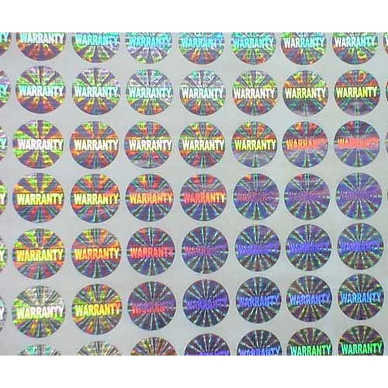 dot matrix customized label hologram for wholesales with quality insurrance