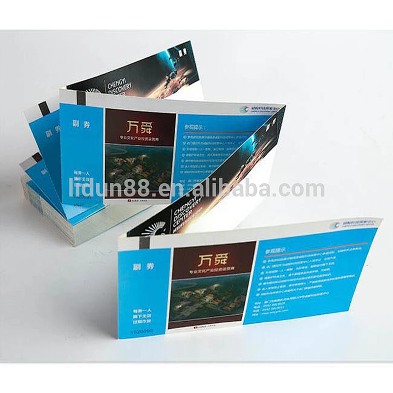 Gold Supplier OEM service Cheap price ticket