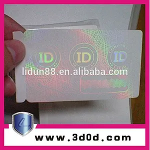 hologram priting security ID card