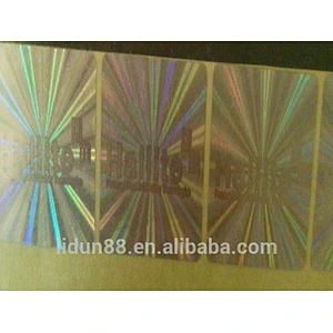 laser label hologram printer hologram sticker/ label