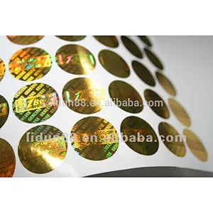 2017high quality hologram, customized hologram sticker, laser anti-counterfeit labels/trademark