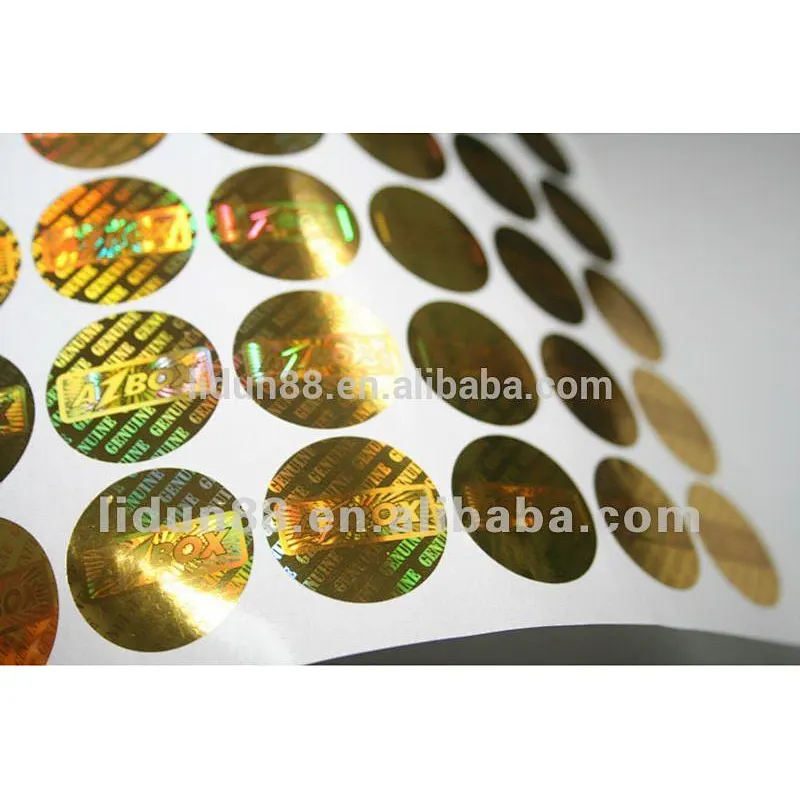 2017high quality hologram, customized hologram sticker, laser anti-counterfeit labels/trademark