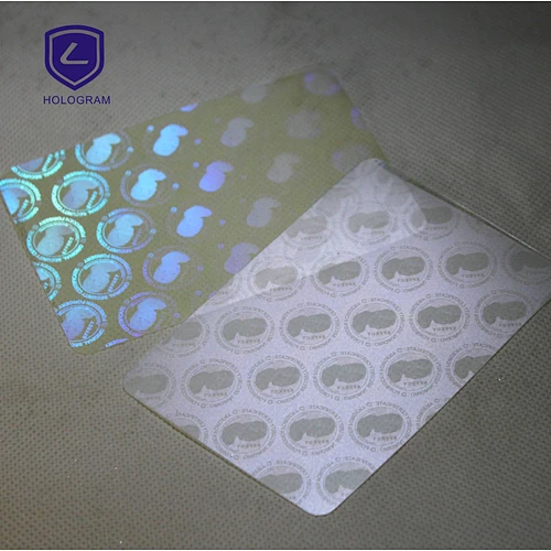 Security id card hologram stickers 2015