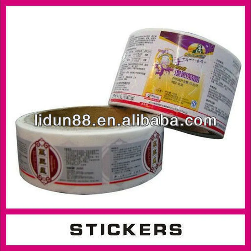 Professional supply medicine bottle labels printing labels