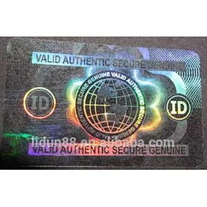 Laser security hologram sticker label laser label hologram printer