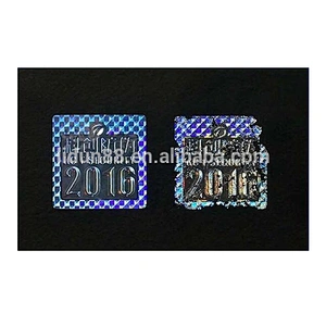Cheap custom made 3d security transparent laser Hologram sticker label