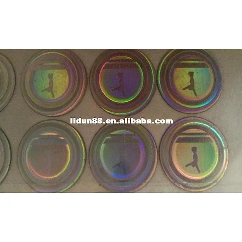 Wholesale factory manufacturer special process hot stamping hologram label
