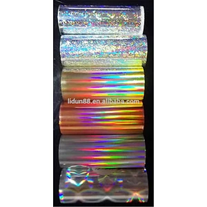 new arrive broken glass holographic hot stamping foil for paper and plastic