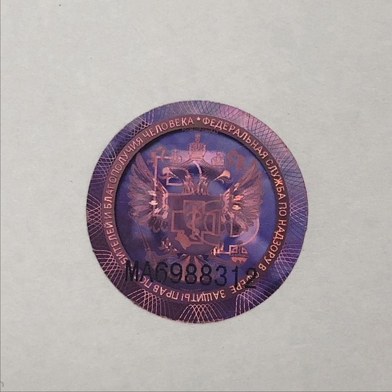 wholesale new design Multi-colors and layers hologram label