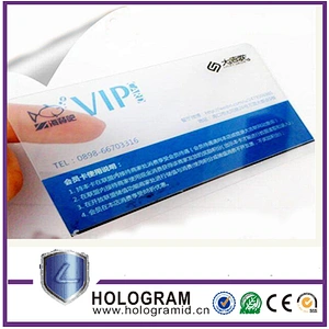 Clear Transparent Business ID Printing Card