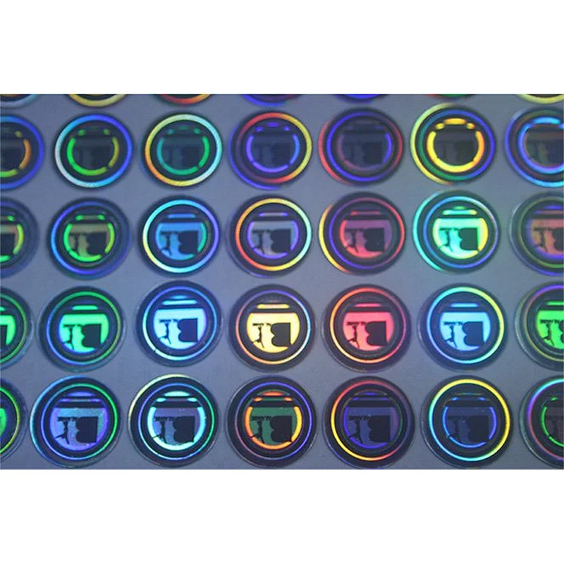 2017 new arrival anti fake waterproof holographic labels 3D/ label sticker