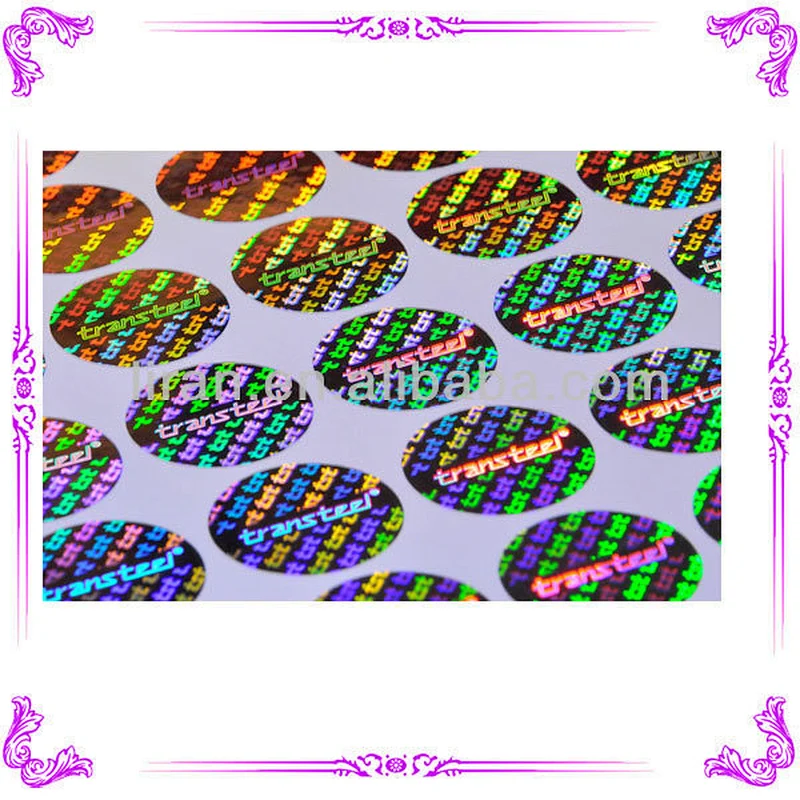 Warranty Sticker Waterproof Paper 3D Hologram Label