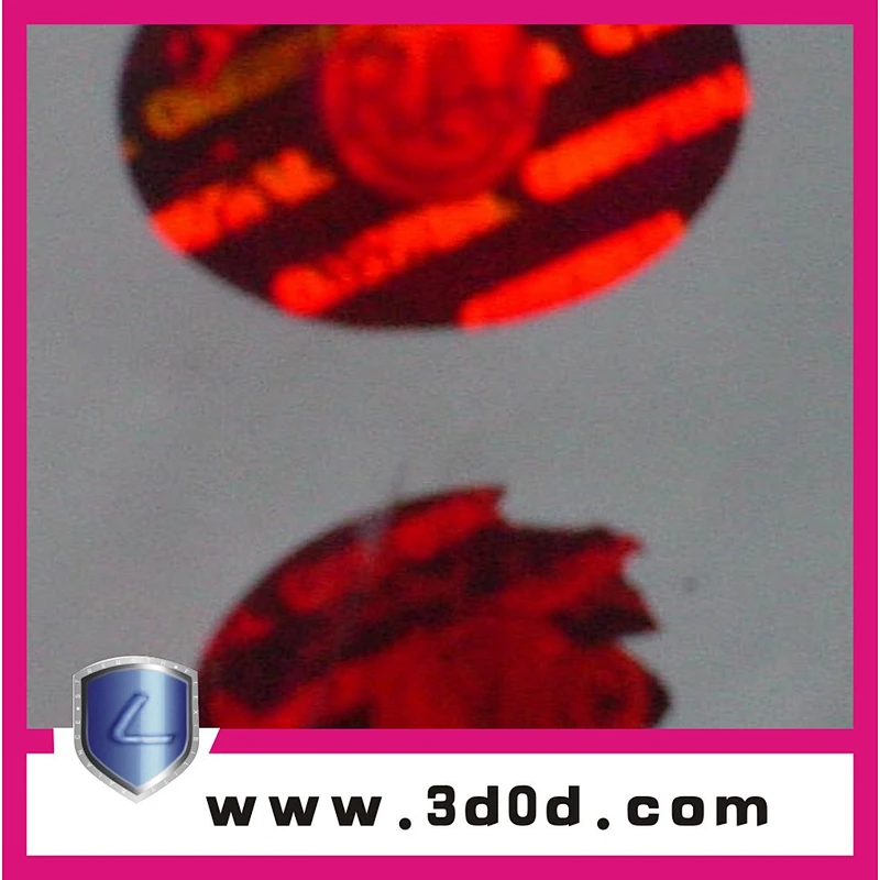 laser label hologram printer, hologram sticker