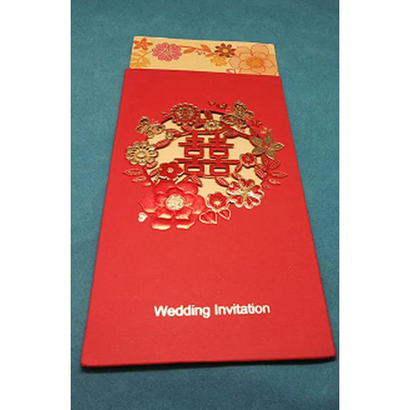 Bride and groom wedding invitation
