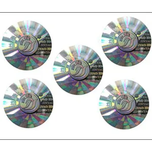 Laser easy damaged tamper proof hologram sticker