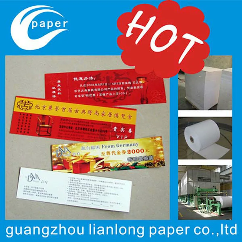 Security water mark ticket printing