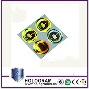 Hot Sale Round Vinyl Security Labels Custom Make Hologram Stickers
