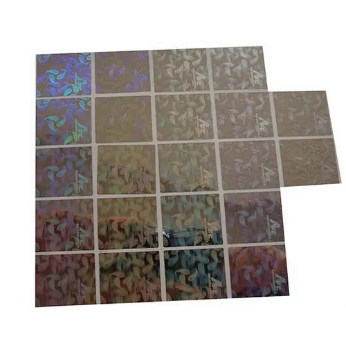 True color 3D Tamper Evident Hologram sticker for Security Package