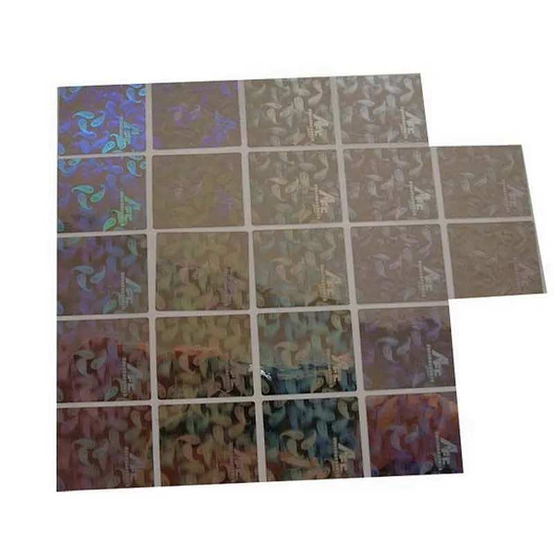 True color 3D Tamper Evident Hologram sticker for Security Package