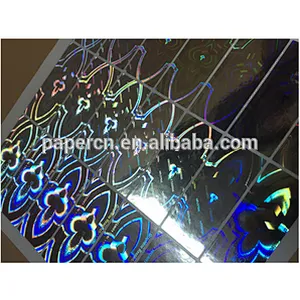 Lianlong company customized 3 d hologram with bar code and serial number