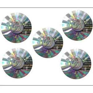 Rainbow number stickers hologram wholesale
