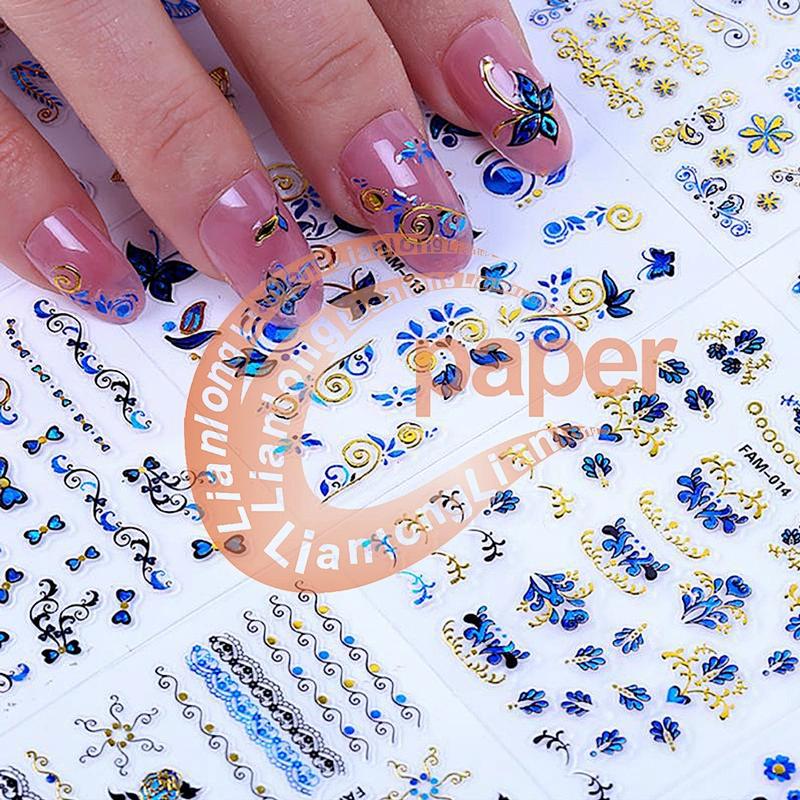 Hot Stamping Water Transfer printing Nail Stickers nail sticker