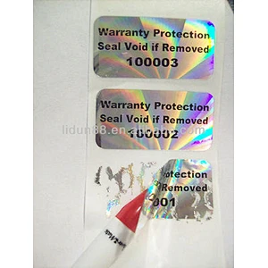 label sticker for Headlight