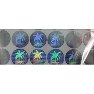 2017 customized hologram lamination sticker