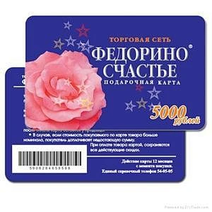 High Quality Hologram stamping plastic business card