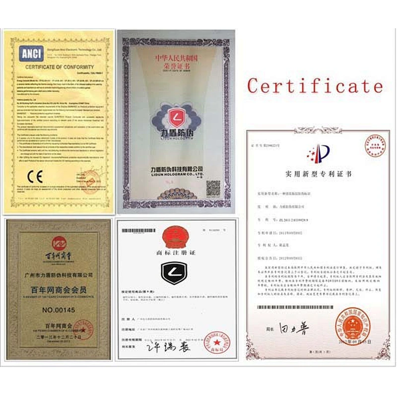 professional education certificate with high quality