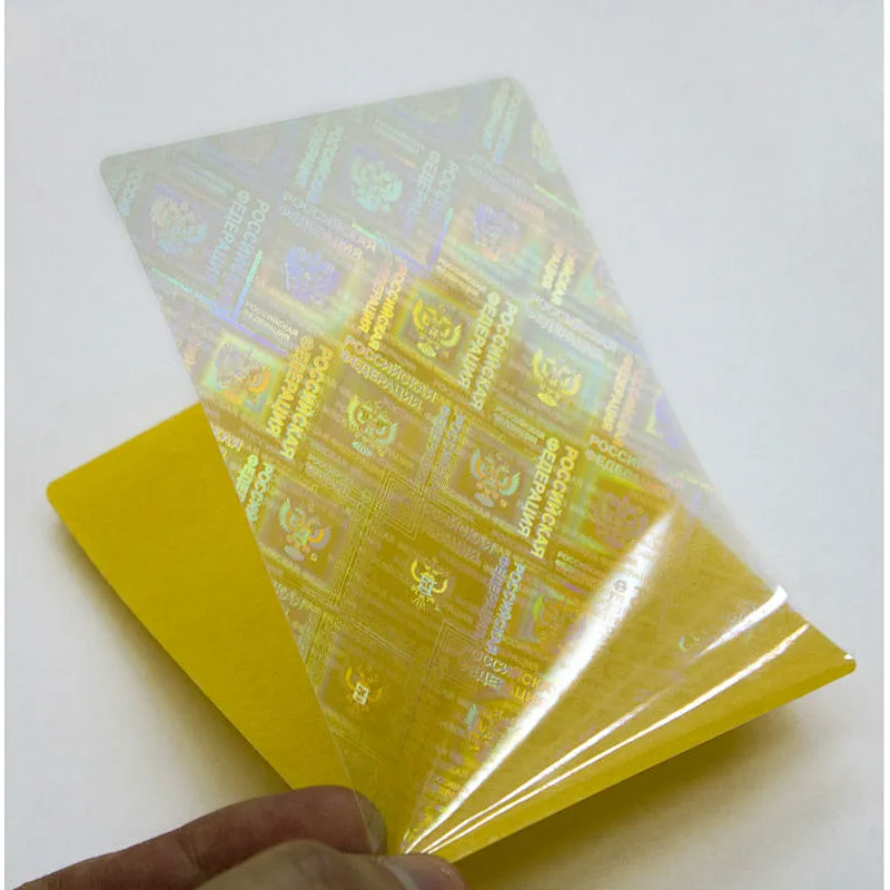 2020 High quality transparent hologram overlay