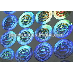Customized hologram 3 d label/sticker for Shampoo