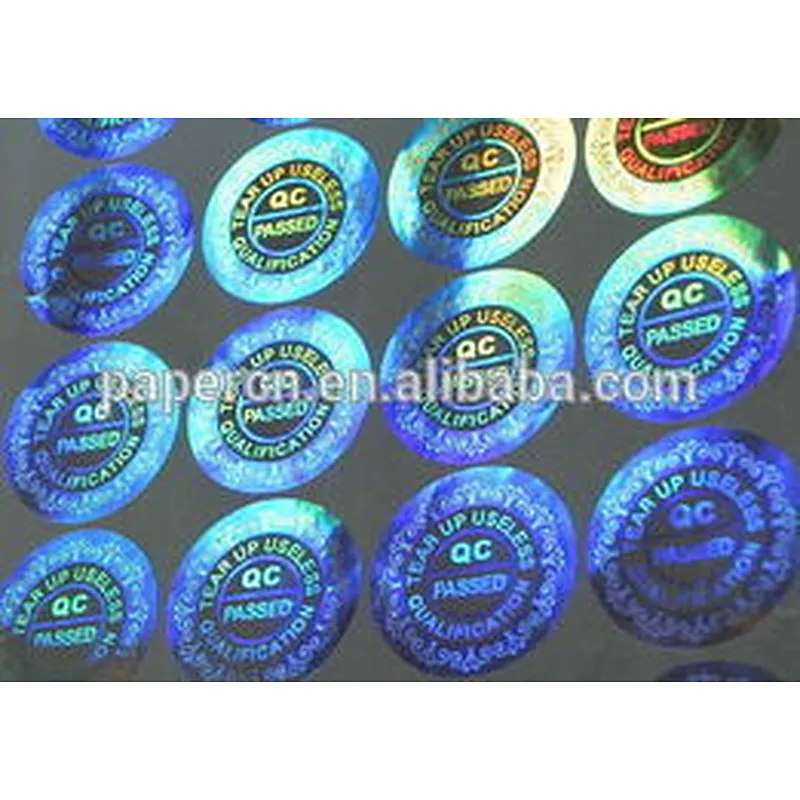 Customized hologram 3 d label/sticker for Shampoo