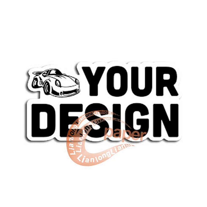 Car Sticker Logo, Glossy vinyl Car Stickers