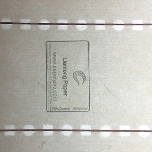 Customized carbonless visible and invisible watermark paper