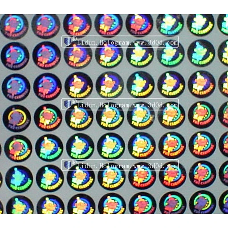 Good quality costom hologram waterproof destructible vinyl tamper evident security sticker