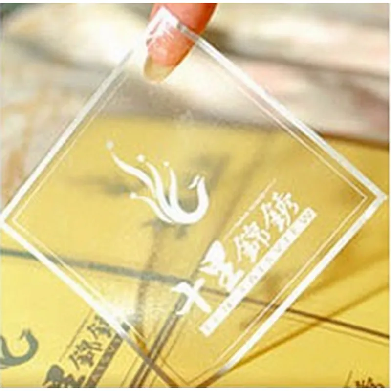custom logo print transparent car sticker