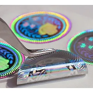 3d hologram logo sticker maker with text printing