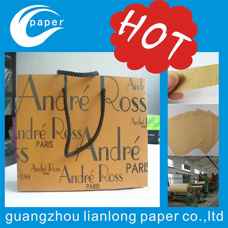 Hot sales full color printed customized hair bags paper