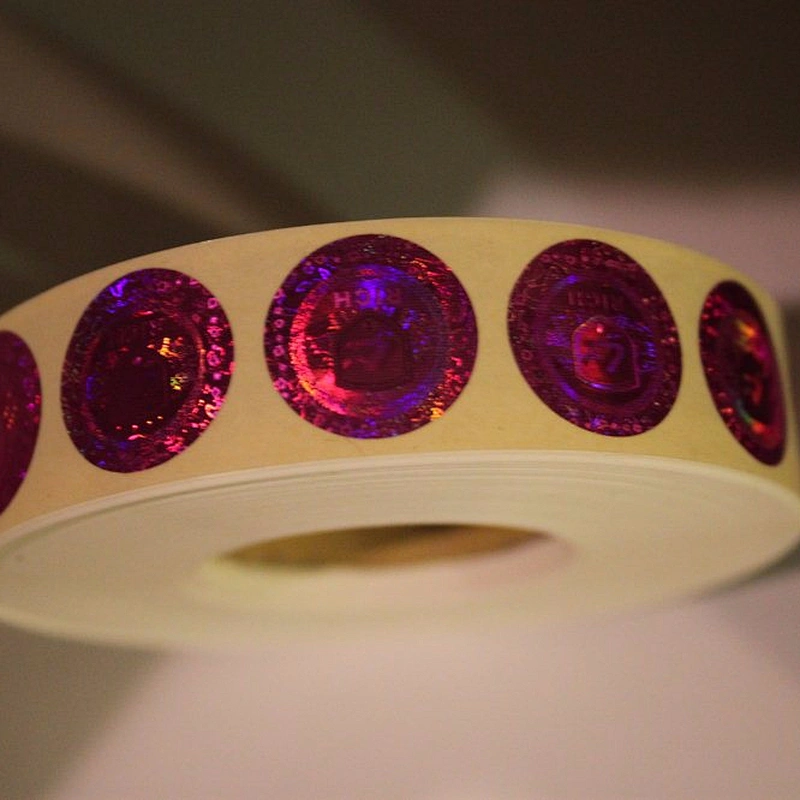id transparent hologram overlays stickers, custom hologram sticker