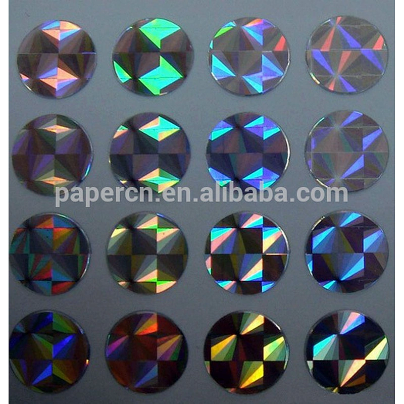 Custom 3D laser prints hologram sticker for anti-counterfeiting