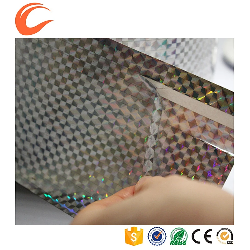 Guangzhou lingfeng round anti-fake label hologram sticker