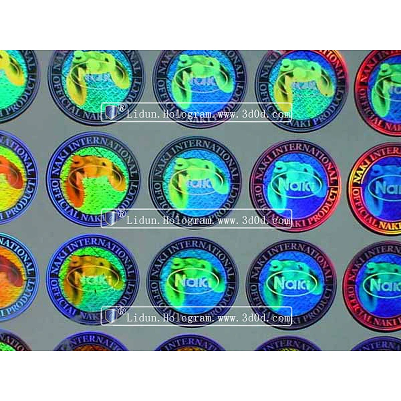 Good quality costom hologram waterproof destructible vinyl tamper evident security sticker