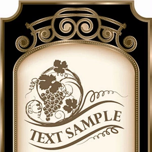 Custom print beer bottle label, wine self adhesive label printing