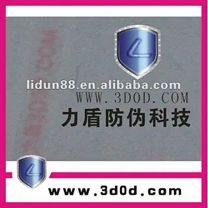 Security counterfeiting positioning hot stamping ticket